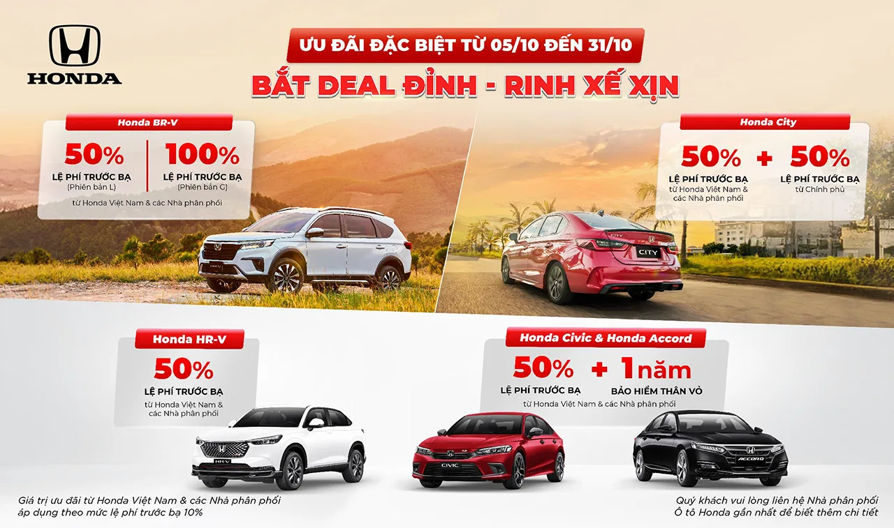CHƯƠNG TRÌNH ƯU ĐÃI THÁNG 10/2023