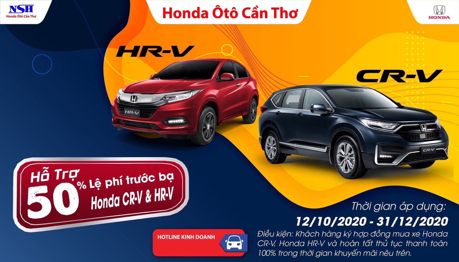 Chương trình hỗ trợ đặt biệt cho mẫu xe Honda CR-V 2020